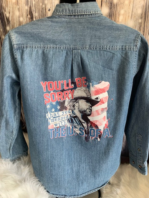 You'll Be Sorry - Denim Shirt - Toby