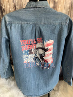 Load image into Gallery viewer, You&#39;ll Be Sorry - Denim Shirt - Toby
