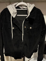 Load image into Gallery viewer, Corduroy Jacket with removable hood
