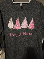 Load image into Gallery viewer, Merry &amp; Blessed Pink Trees
