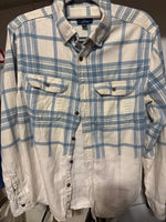 Load image into Gallery viewer, Christmas Cow Skull Bleached Flannel
