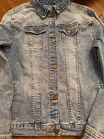 Load image into Gallery viewer, Crazy Cowgirl - Youth denim jacket
