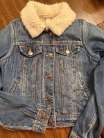 Load image into Gallery viewer, Cow Skull with multi Colored flowers - Youth denim Jacket
