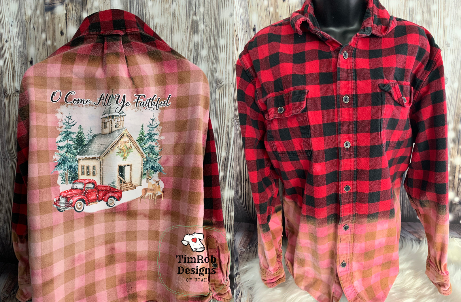 O' Come All ye Faithful flannel