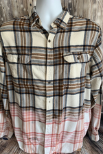 Load image into Gallery viewer, Rock &amp; Roll Bleached flannel
