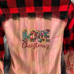 Load image into Gallery viewer, LOVE Christmas - Kids Bleached Flannel
