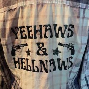 Yeehaw Hellnaw Plaid