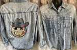 Load image into Gallery viewer, Cowgirl Vibes Jean shirt
