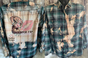 Pucker Up Cowboy Flannel/Plaid