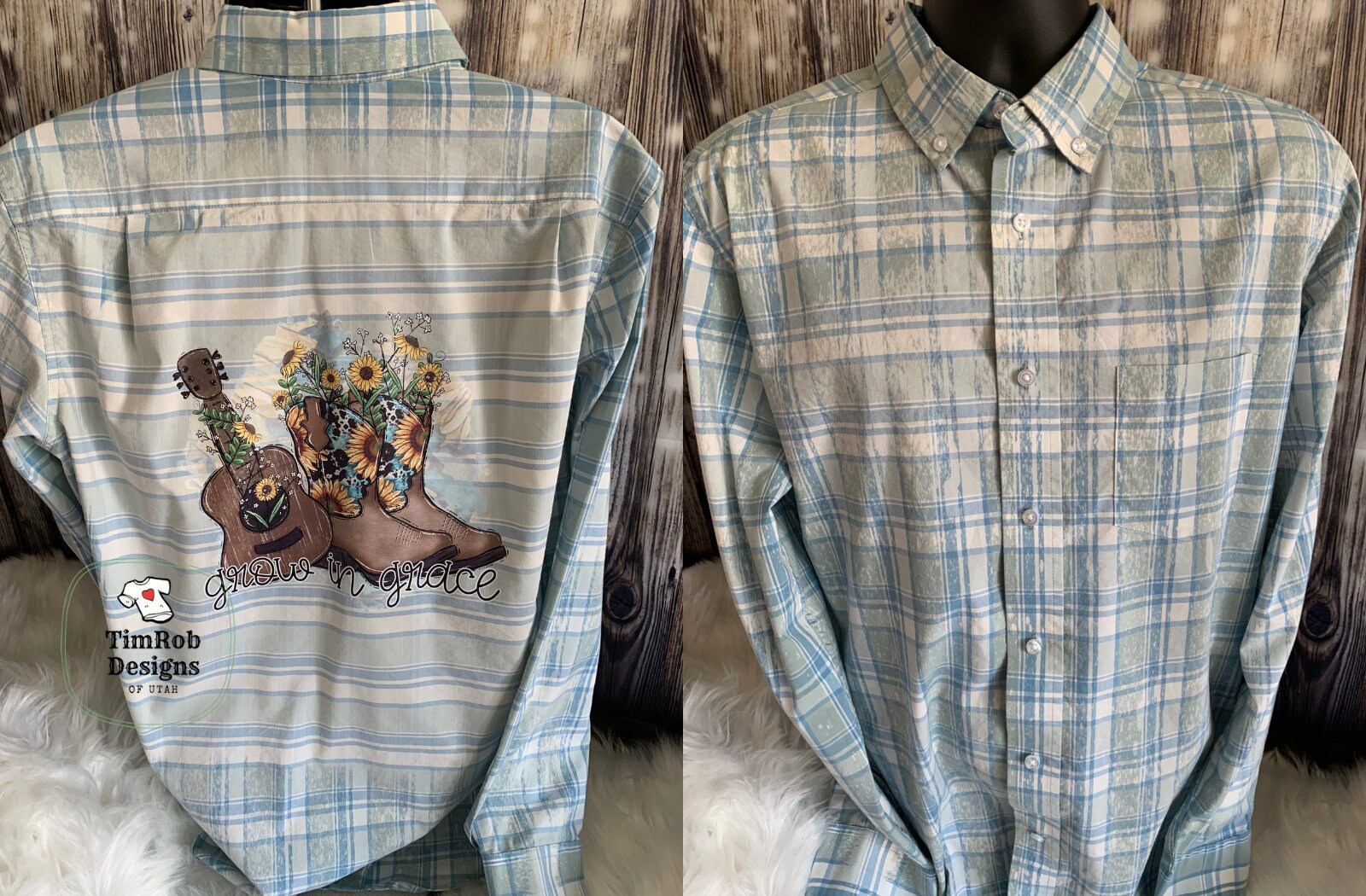 Grow in Grace Flannel