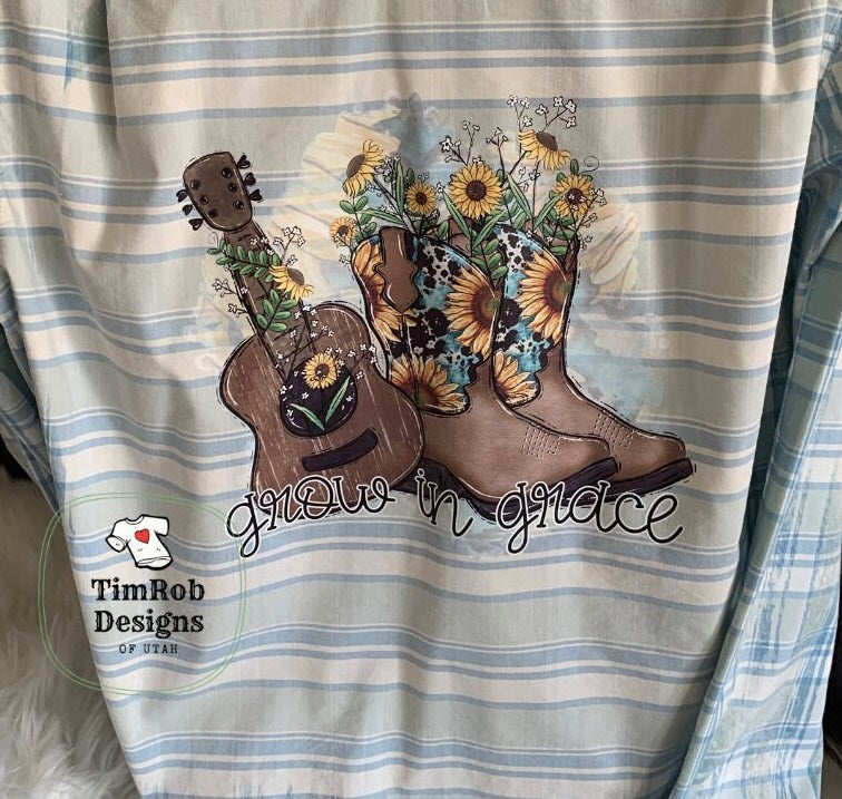 Grow in Grace Flannel