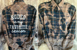 Load image into Gallery viewer, Rodeo is my Favorite Season flannel
