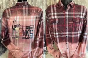 Give Thanks Flannel