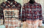 Load image into Gallery viewer, Flannels, Bonfires Football Bleached Flannel
