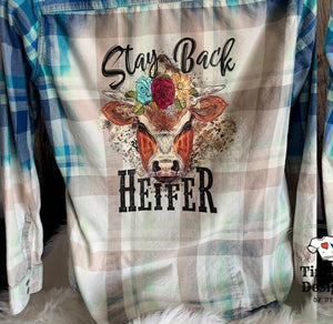 Stay Back Heifer Flannel/Plaid