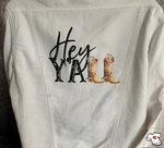 Load image into Gallery viewer, Hey Y'all Denim Jacket
