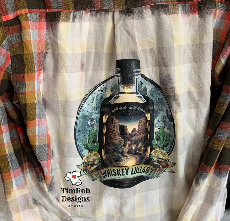 Whiskey Lullaby Flannel