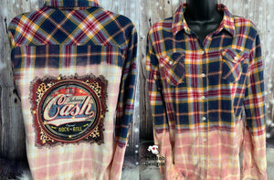 Johnny Cash - Retro design Flannel