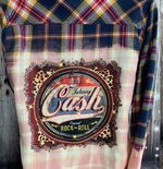 Load image into Gallery viewer, Johnny Cash - Retro design Flannel
