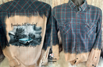 Load image into Gallery viewer, Grandpa Tell ME bleached Flannel
