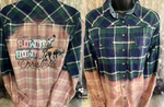 Load image into Gallery viewer, Rowdy Howdy Christmas Flannel
