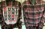 Load image into Gallery viewer, HUNT Like a Girl - Bleached Flannel
