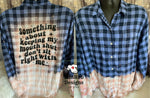 Load image into Gallery viewer, Something About Keeping my Mouth Shut Flannel/Plaid
