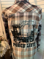 Load image into Gallery viewer, Livin That Porch Life Flannel
