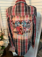 Load image into Gallery viewer, Long Live Cowgirls Plaid
