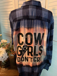 Cowgirls Don't Cry Flannel