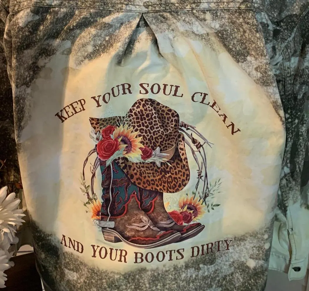 Keep You Soul Clean - Bleached Camo
