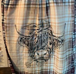 Load image into Gallery viewer, Highland Cow Flannel
