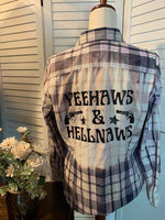 Load image into Gallery viewer, Yeehaw Hellnaw Plaid
