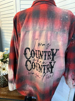 Load image into Gallery viewer, I Was Country When Country Wasn't Cool flannel
