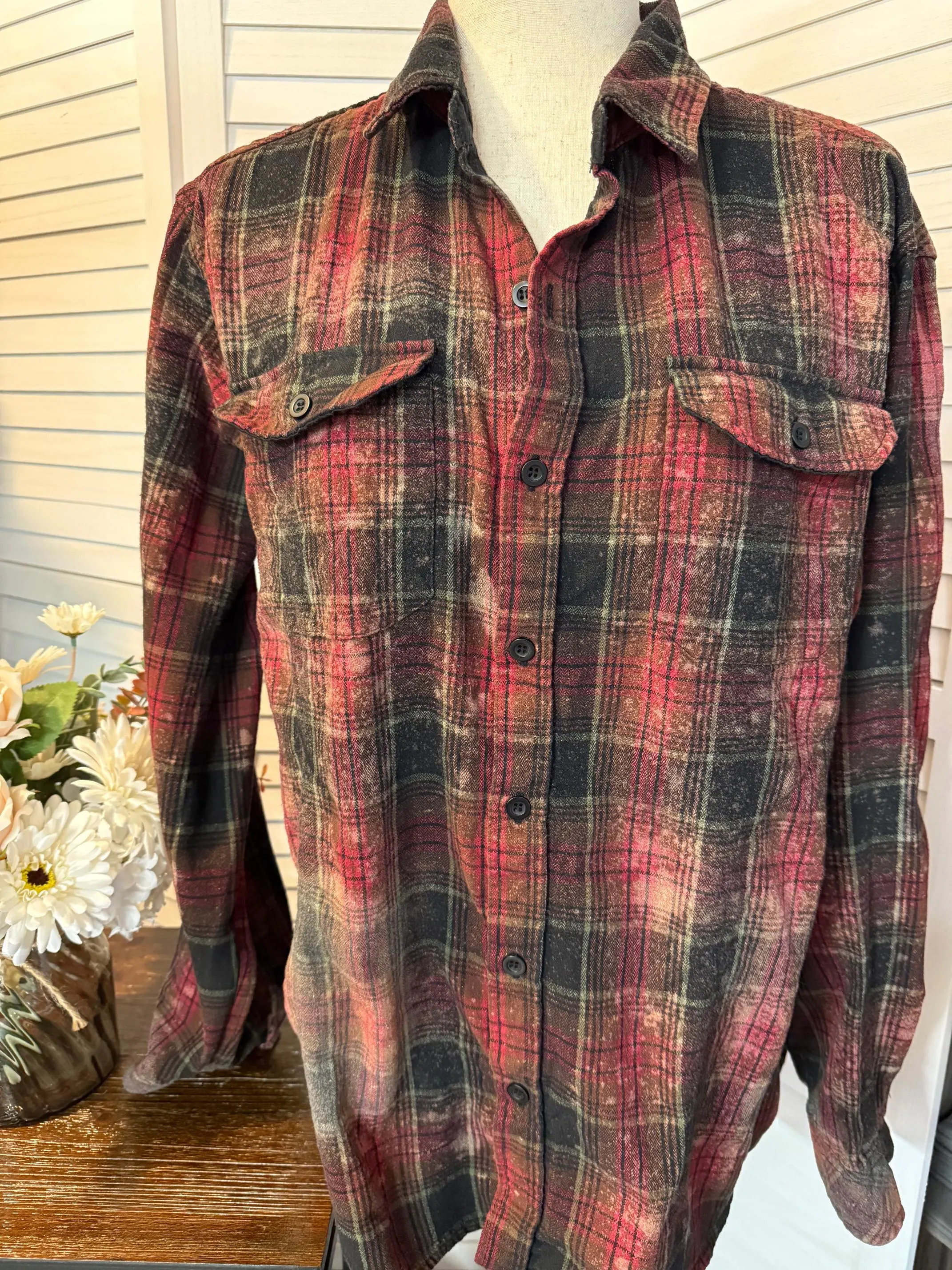 Stressed Blessed Cow Obsessed Flannel/Plaid