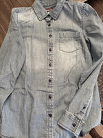 Load image into Gallery viewer, Don't Dig up - Planted in Faith - Denim shirt
