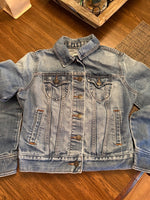 Load image into Gallery viewer, Jesus Vibes Denim Jacket
