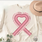 Load image into Gallery viewer, Breast Cancer Awareness Ribbon/Heart - Custom
