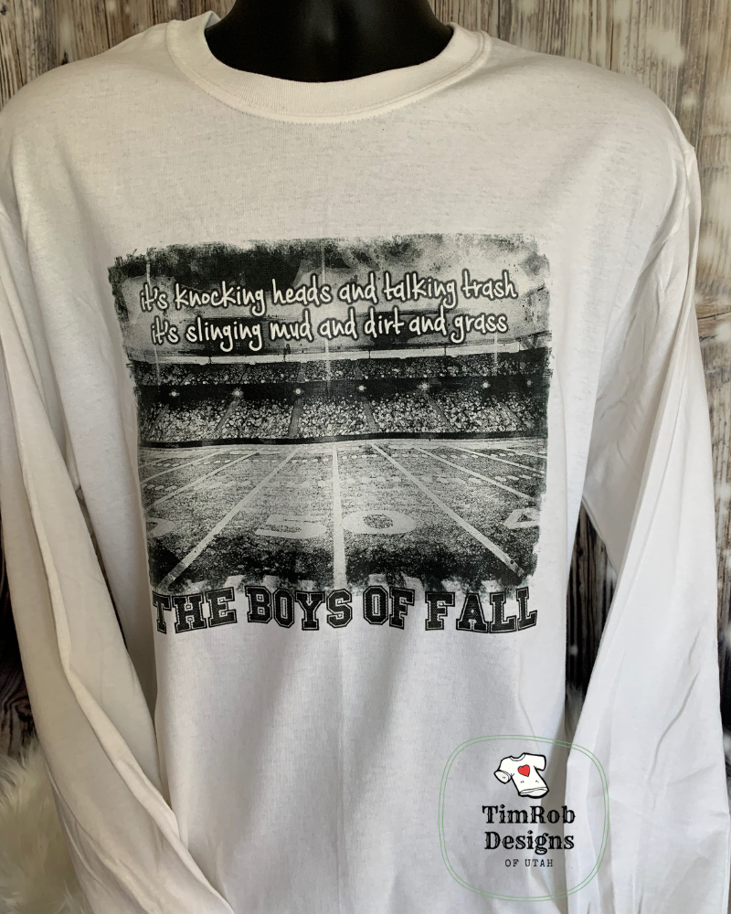 Boys of Fall - Long sleeve White Tee