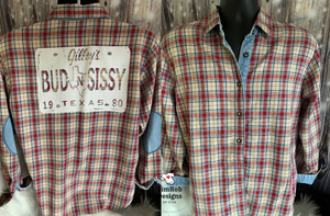 Bud & Sissy - Gilley's - Custom Flannel