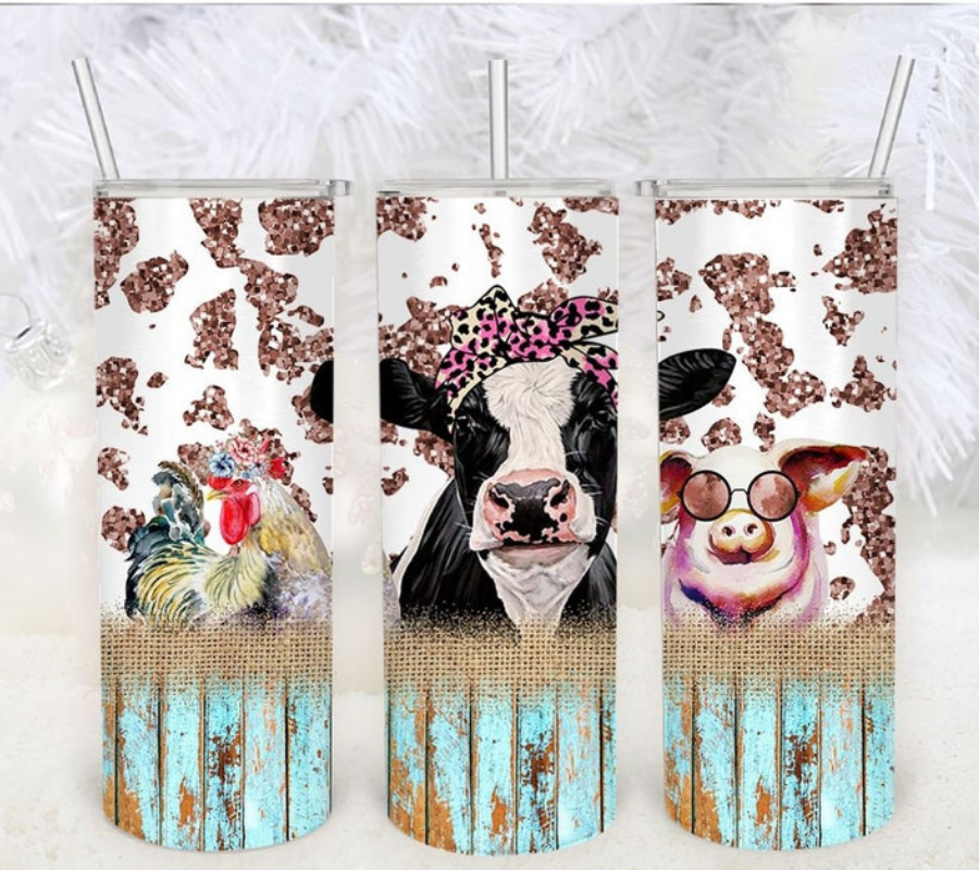 Farm Animals Tumbler - Custom