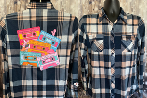 Country Mix Tapes - Custom Flannel