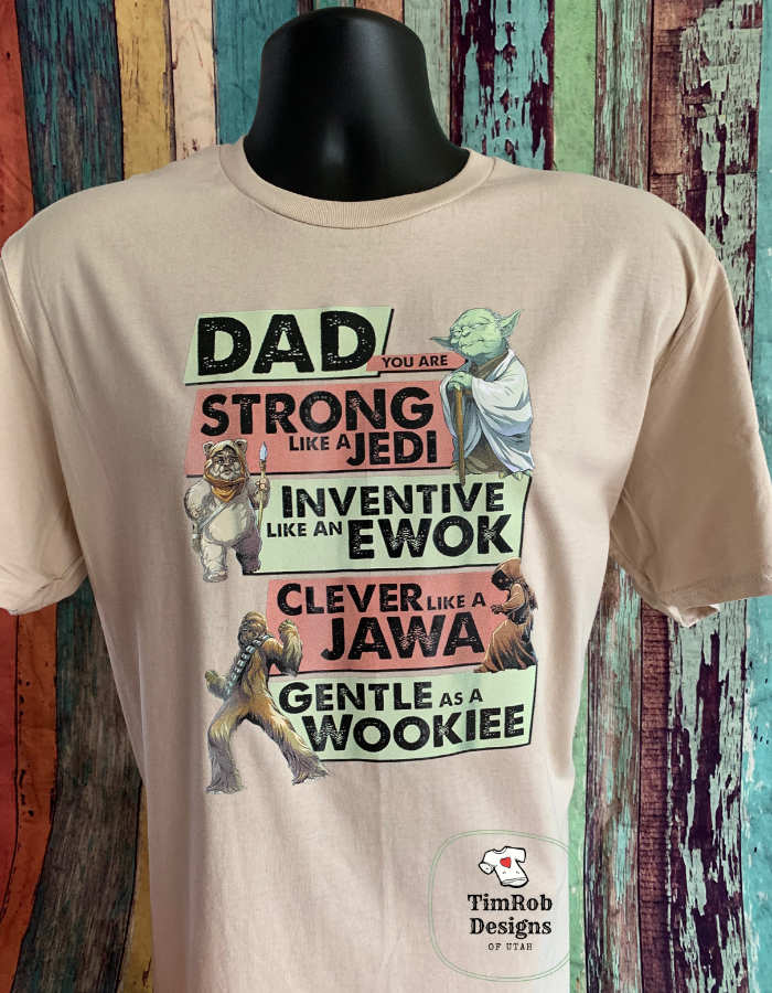 Dad - Strong Like A Jedi - Custom