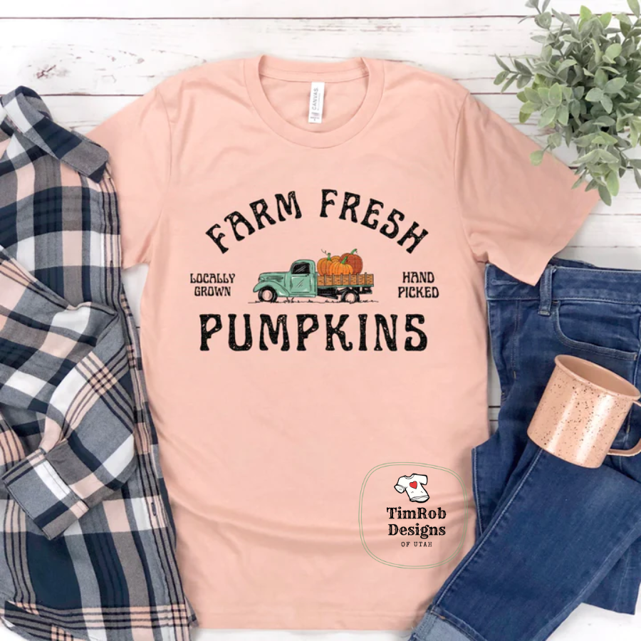 Farm Fresh Pumpkins - Blue Truck