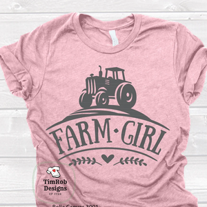 Farm Girl - Gray Ink