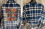 Load image into Gallery viewer, Flannels, Bonfires ....- Bleached Flannel/Non-bleached Plaid
