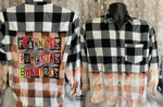 Load image into Gallery viewer, Flannels, Bonfires ....- Bleached Flannel/Non-bleached Plaid
