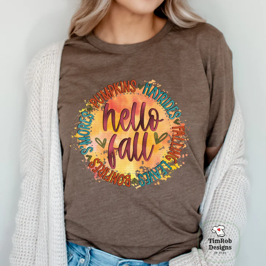 Hello Fall - Circle