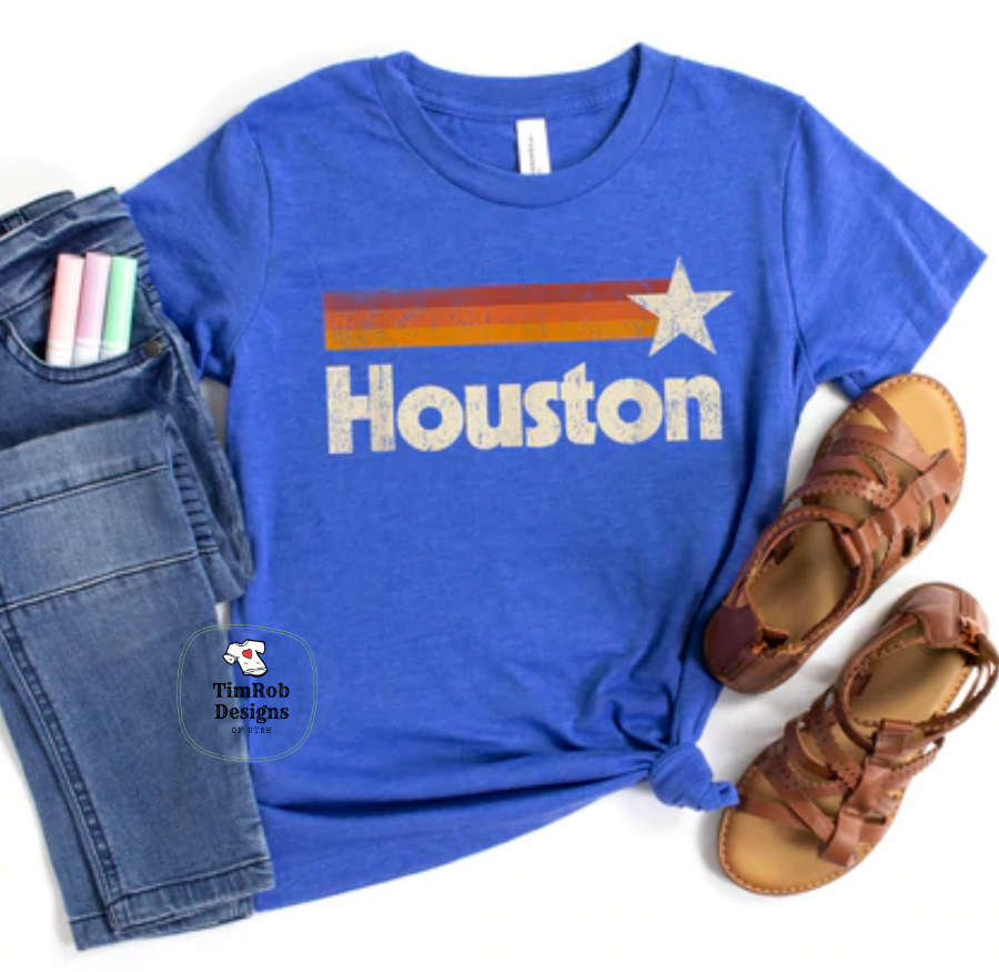 Houston Star (Astros) - Custom - Youth size design