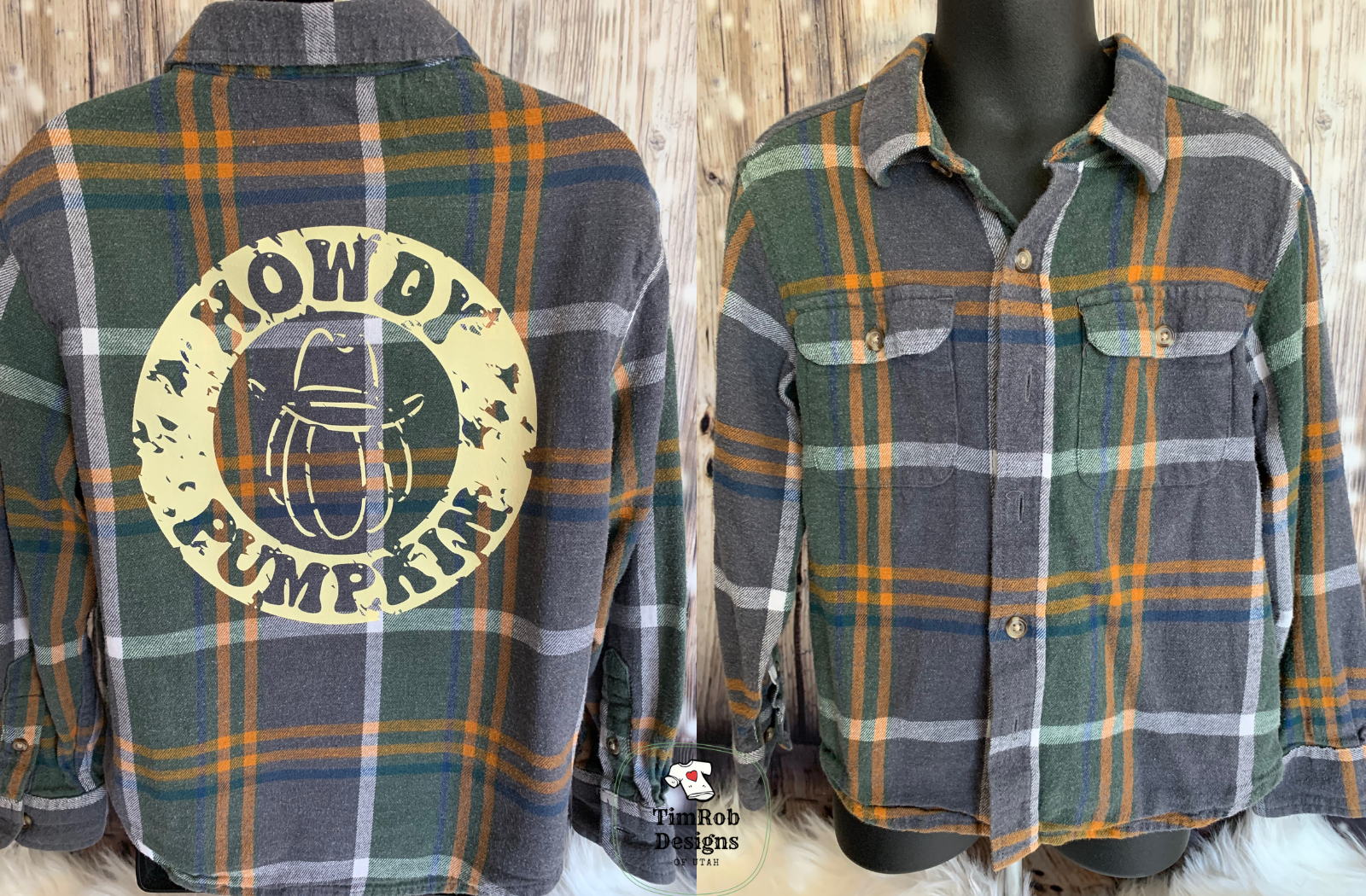 Howdy Pumpkin - Toddler Flannel